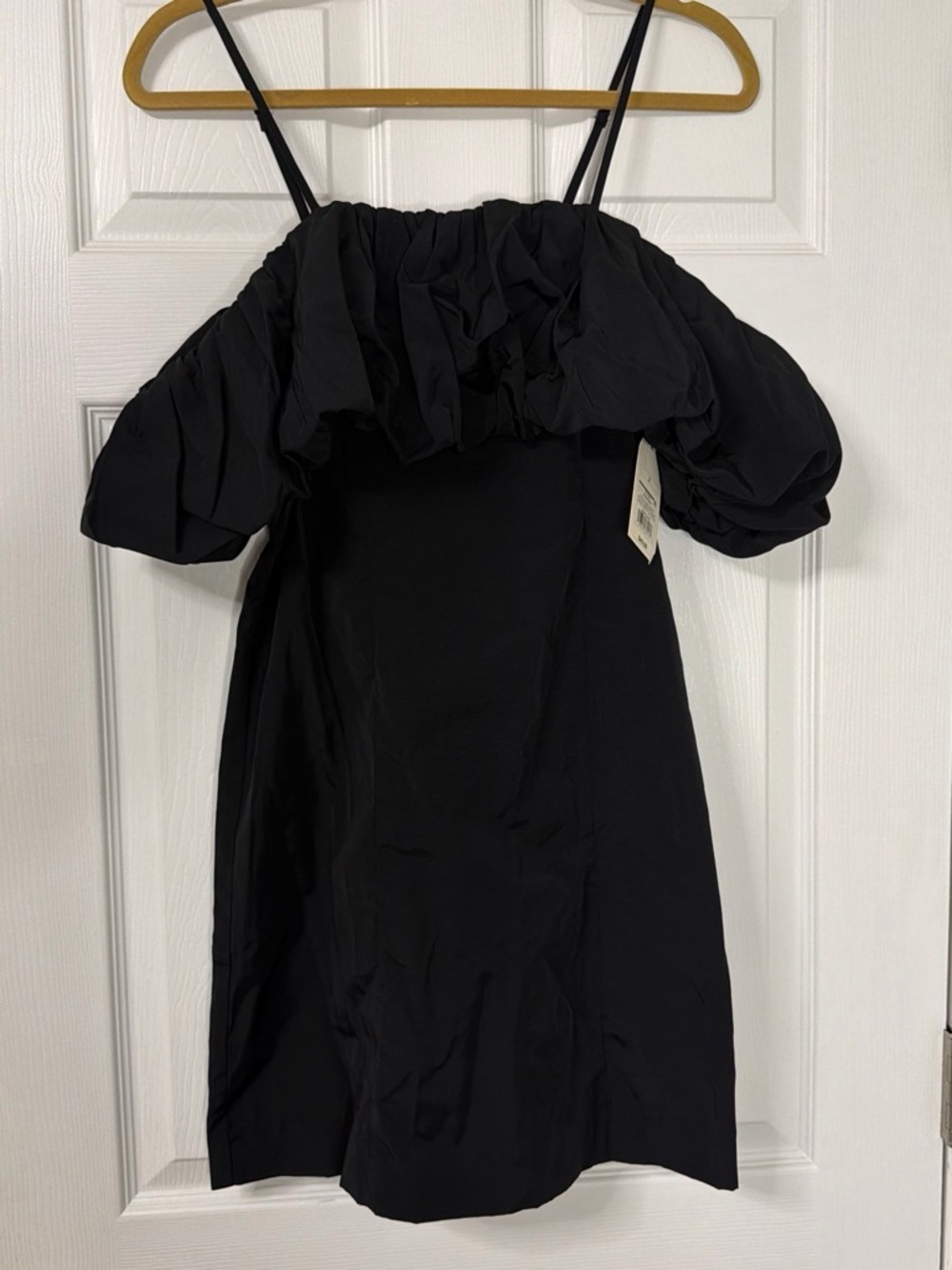 NWT a new day Black Off-Shoulder Ruffle Party Dress org $40